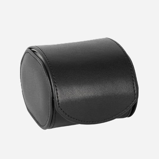 Horloge Pouch Zwart/Beige - Horlogedoos - Horlogerieshop.nl