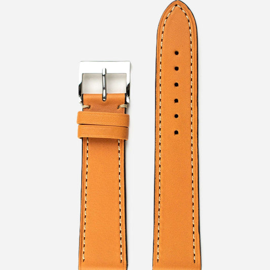 Horlogeband Baranil kalfsleder Valencia Orange