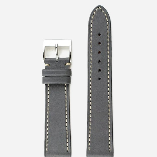 Horlogeband Baranil kalfsleder Daytona Grey