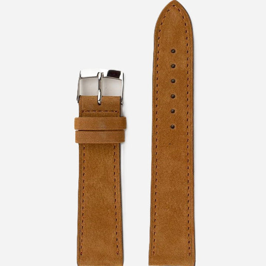 Horlogeband Nubuck stierenleder Swedish Saddle