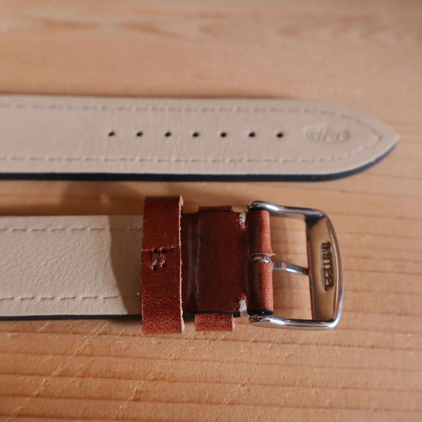 Horlogeband koeienleder Ashford & Rye - Hudson Brown