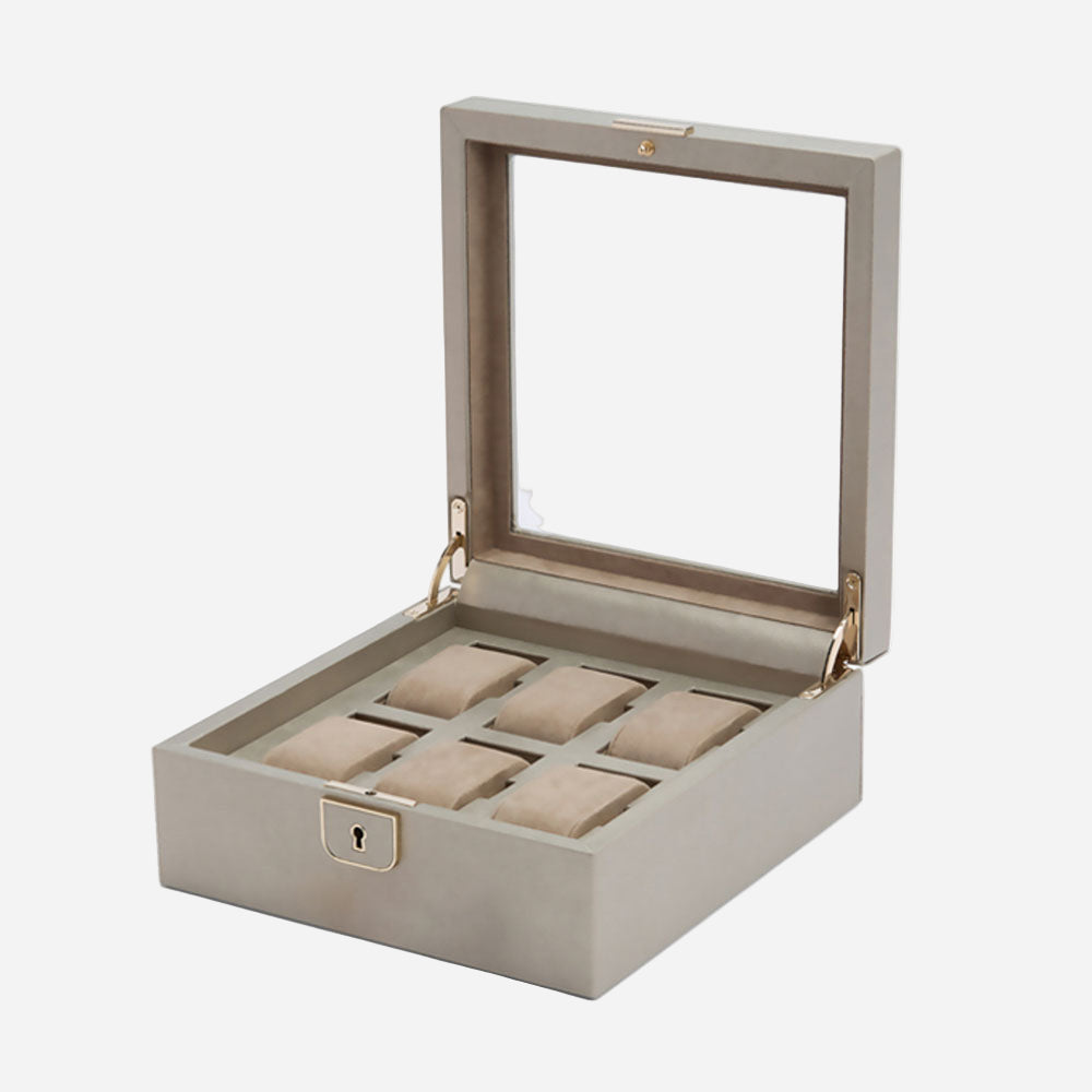 Horlogedoos Palermo 6 horloges Wolf 1834 - Horlogerieshop.nl