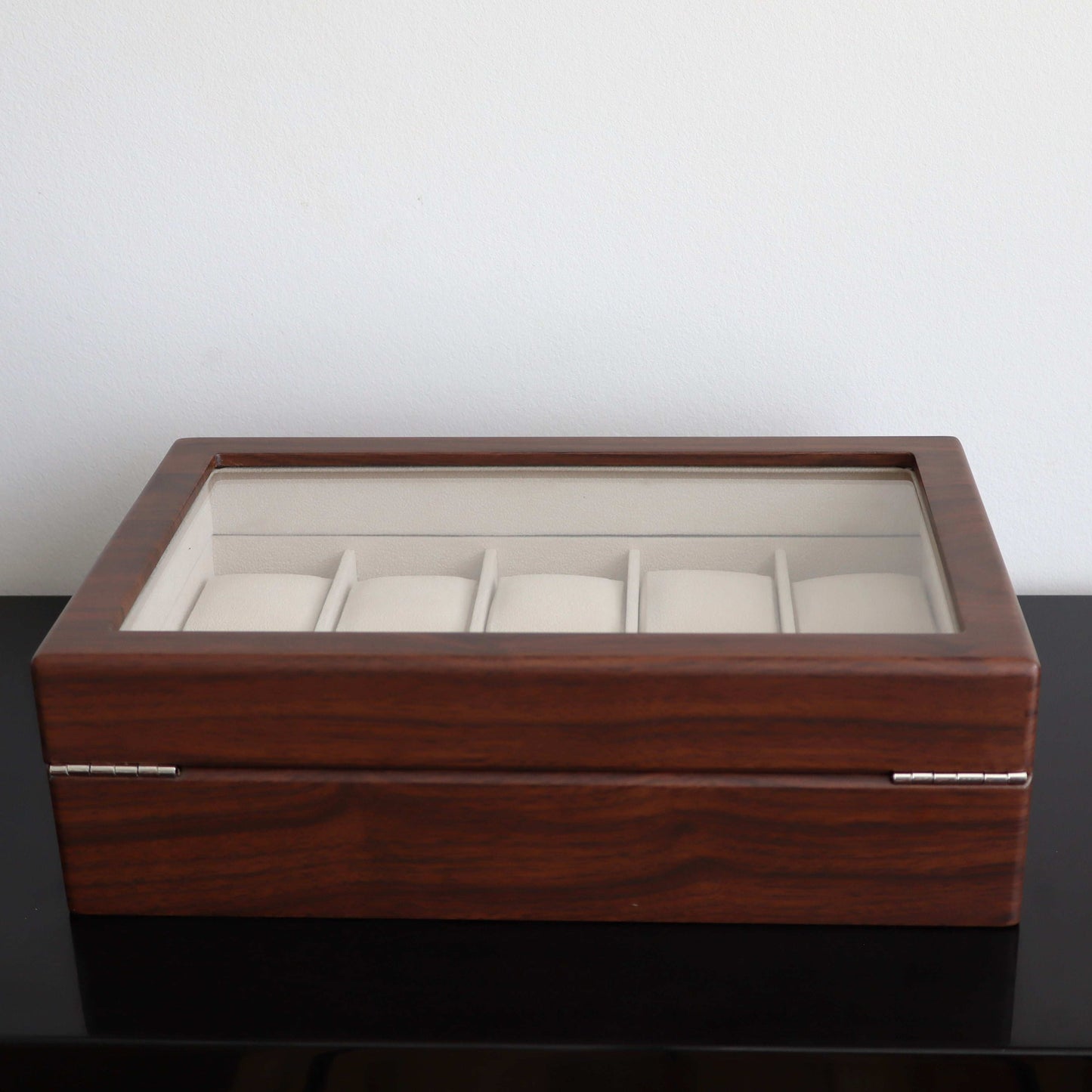 Horlogedoos Donkerbruin hout 10 Horloges