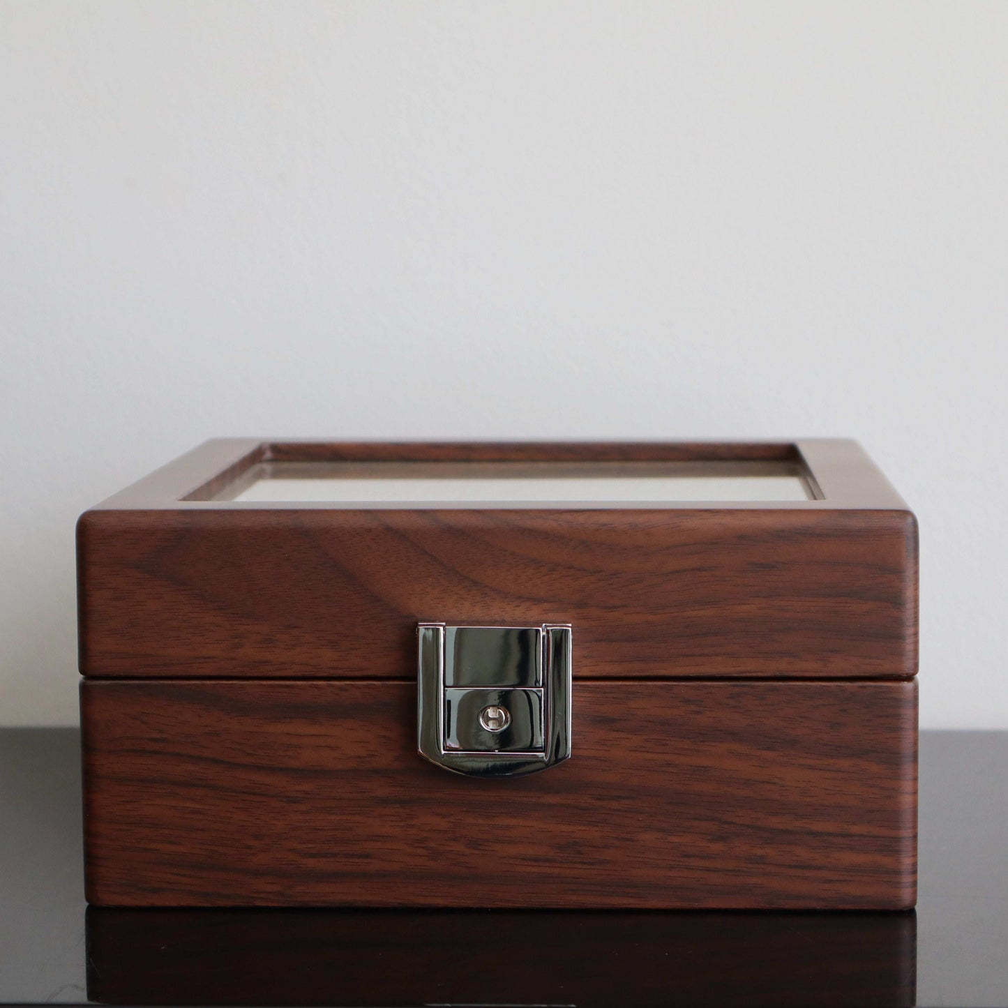 Horlogedoos Donkerbruin hout 6 Horloges