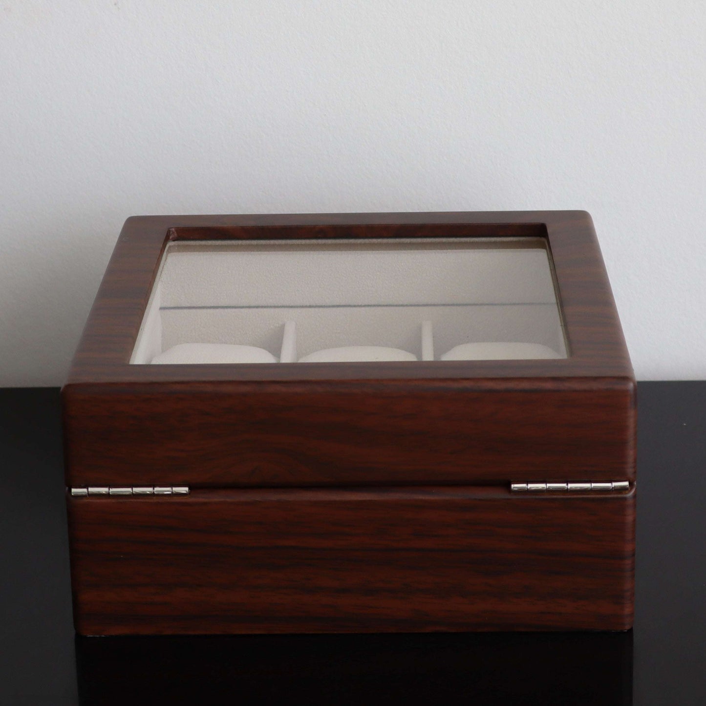Horlogedoos Donkerbruin hout 6 Horloges