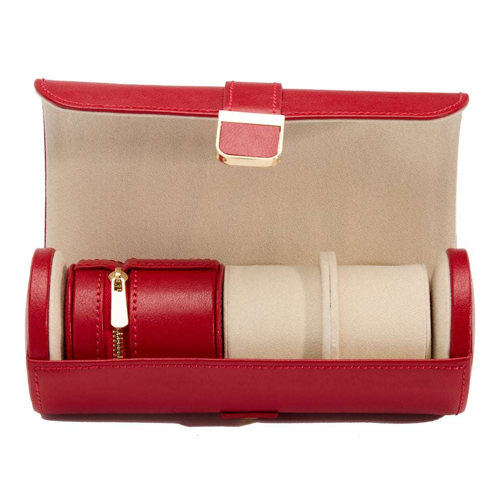 Horlogrol Palermo 2 horloges met juwelen pouch Wolf 1834 - Horlogerieshop.nl