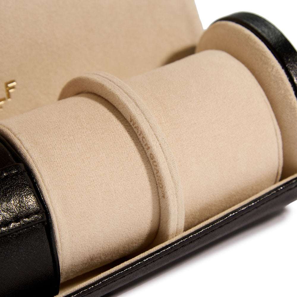 Horlogrol Palermo 2 horloges met juwelen pouch Wolf 1834 - Horlogerieshop.nl