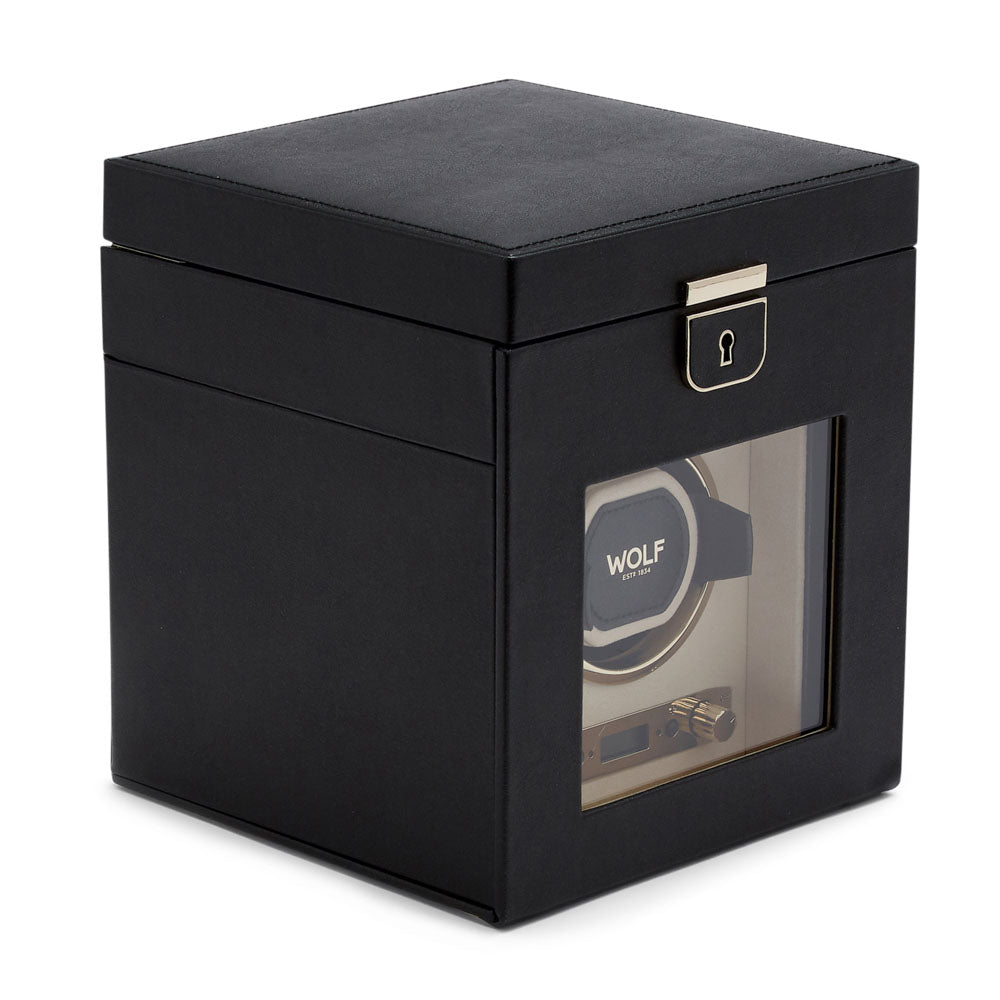 Watch winder met sierradenopslag Palermo 1 horloge Wolf 1834 - Horlogerieshop.nl