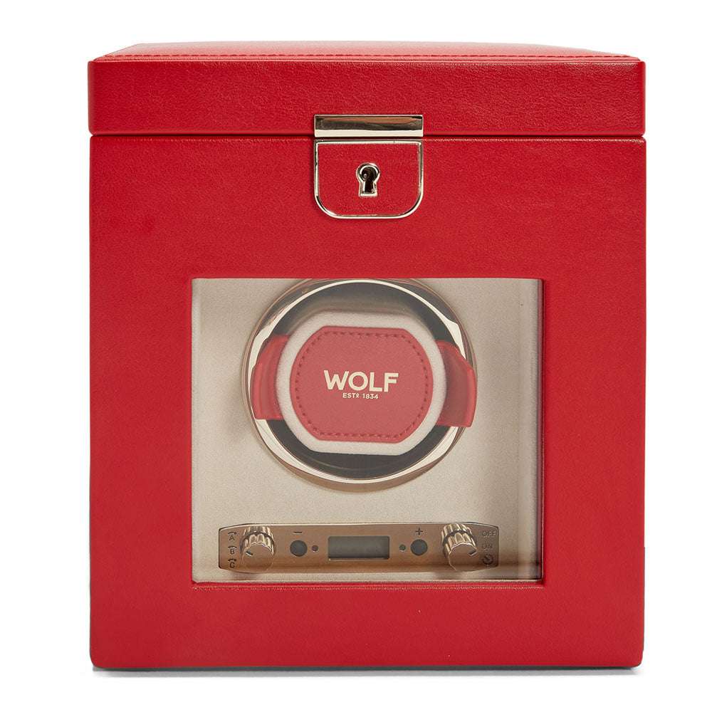 Watch winder met sierradenopslag Palermo 1 horloge Wolf 1834 - Horlogerieshop.nl