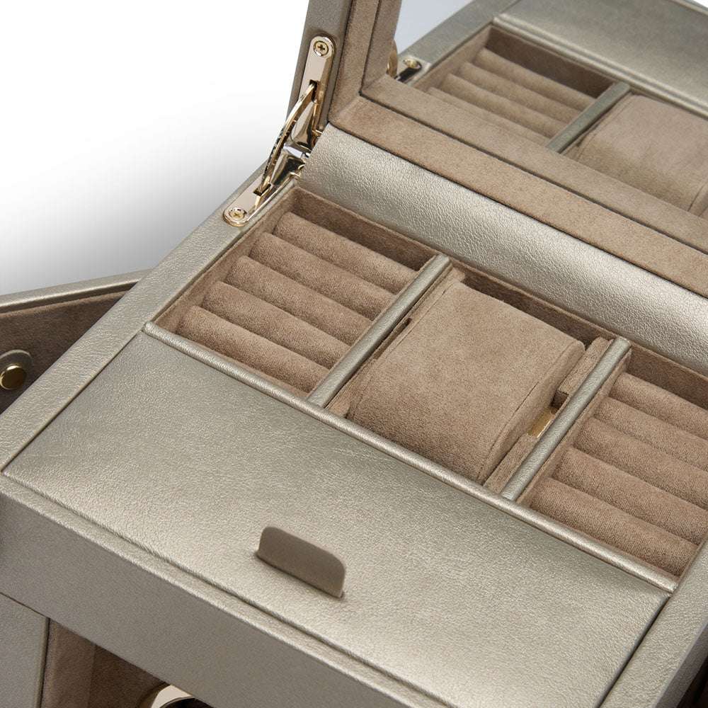 Watch winder met sierradenopslag Palermo 1 horloge Wolf 1834 - Horlogerieshop.nl