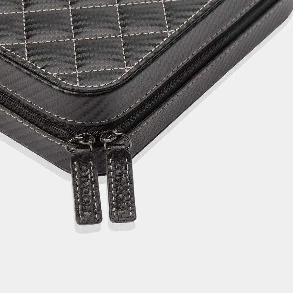 Horloge etui Zwart leder 8 Horloges Modalo - Horlogedoos - Horlogerieshop.nl