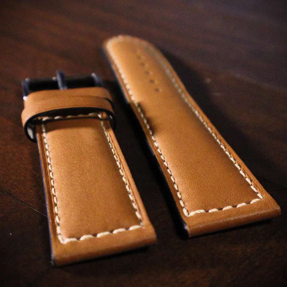 Horlogeband koeienleder Cognac Cowhide - Horlogebanden - Horlogerieshop.nl