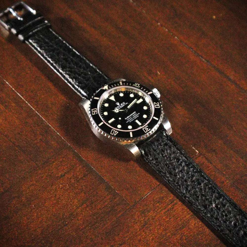 Horlogeband Requin Black - Horlogebanden - Horlogerieshop.nl