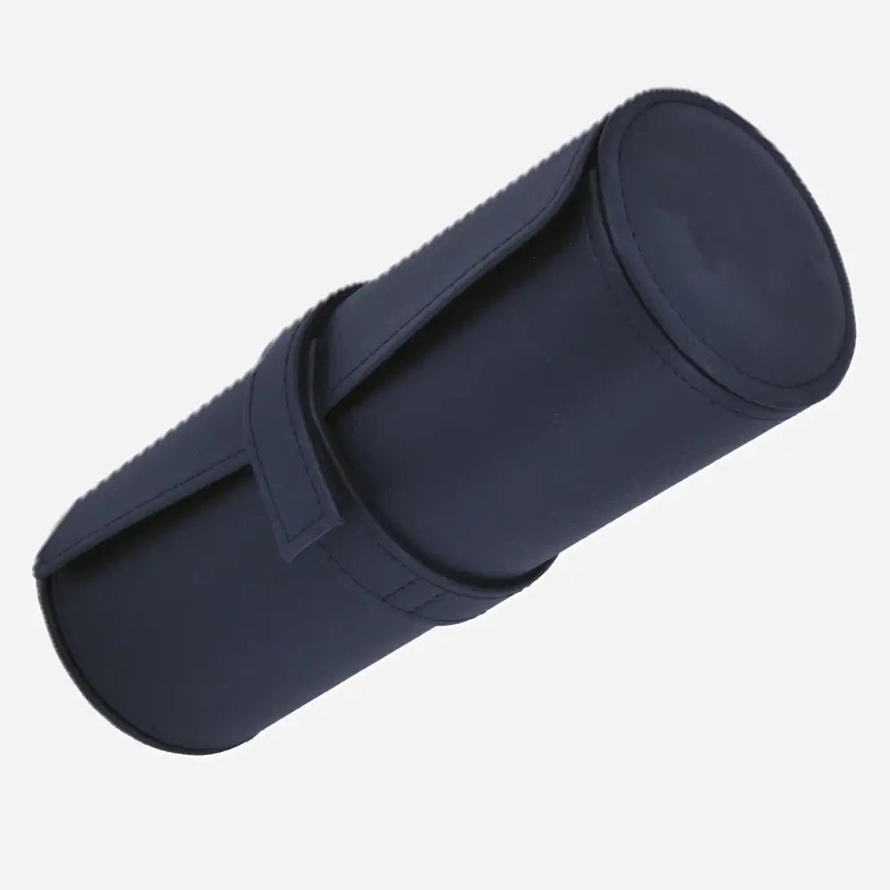 Horlogerol Navy Blauw leder 3 Horloges Leanschi - Horlogedoos - Horlogerieshop.nl