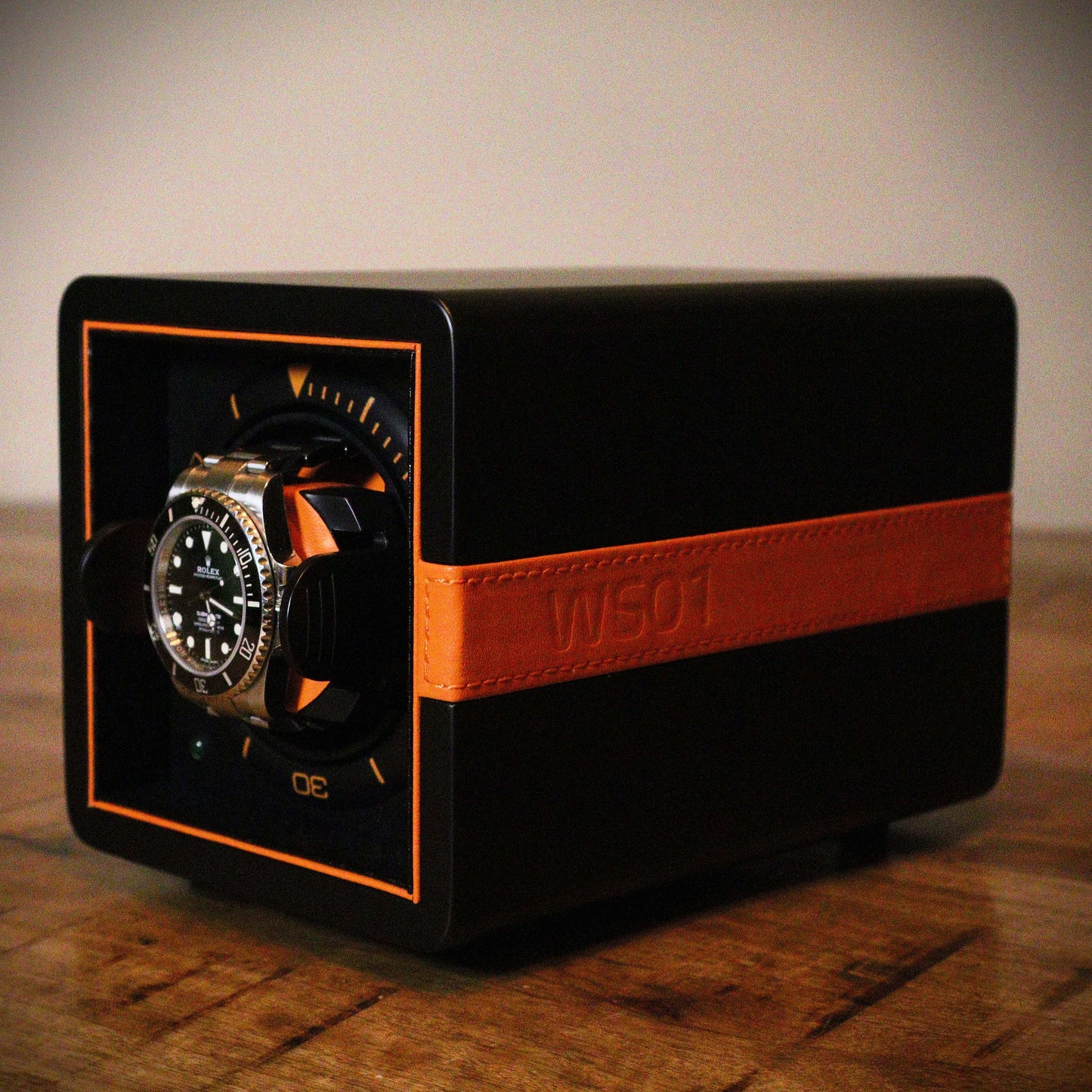 Watch Winder Leder 1 Horloge Leanschi