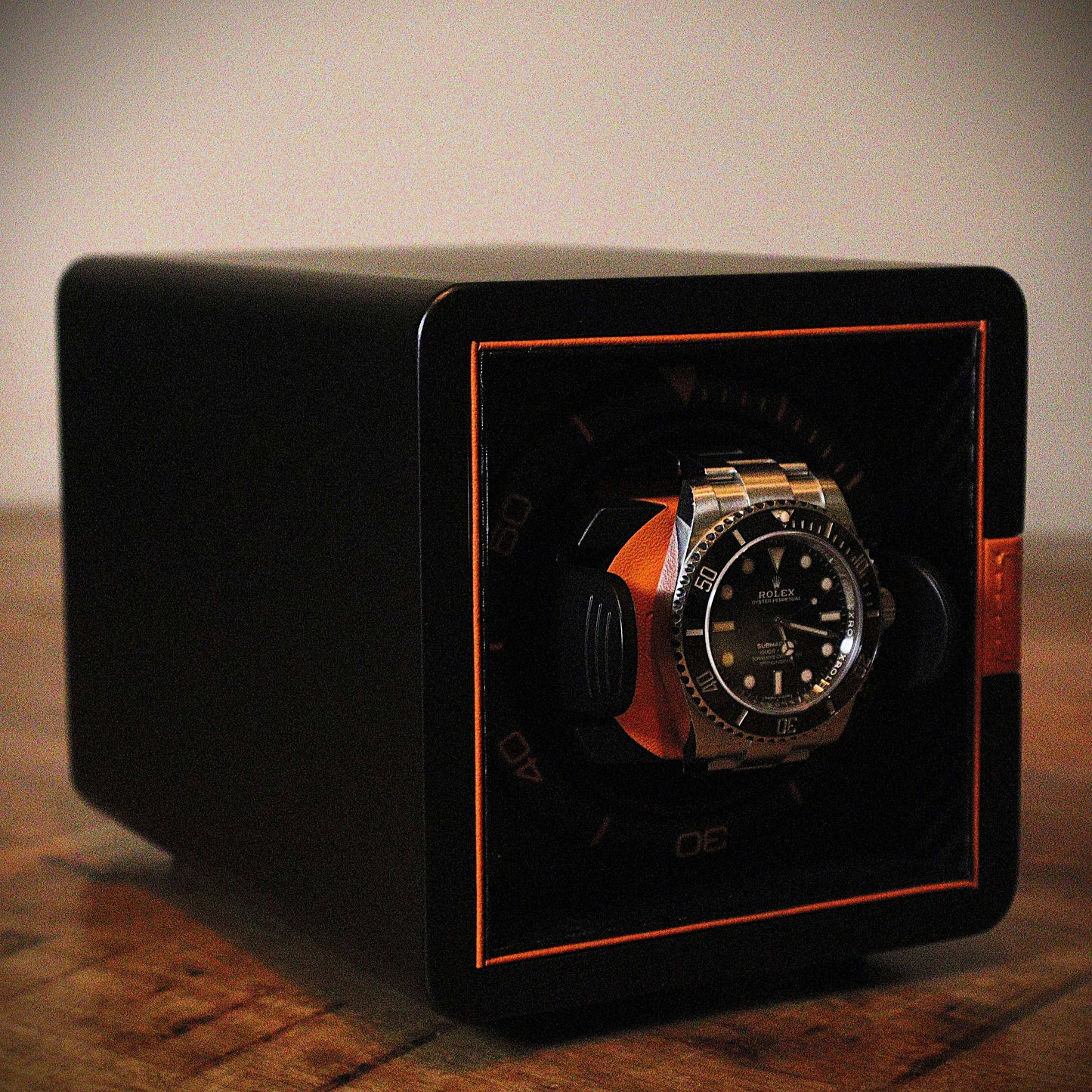 Watch Winder Leder 1 Horloge Leanschi