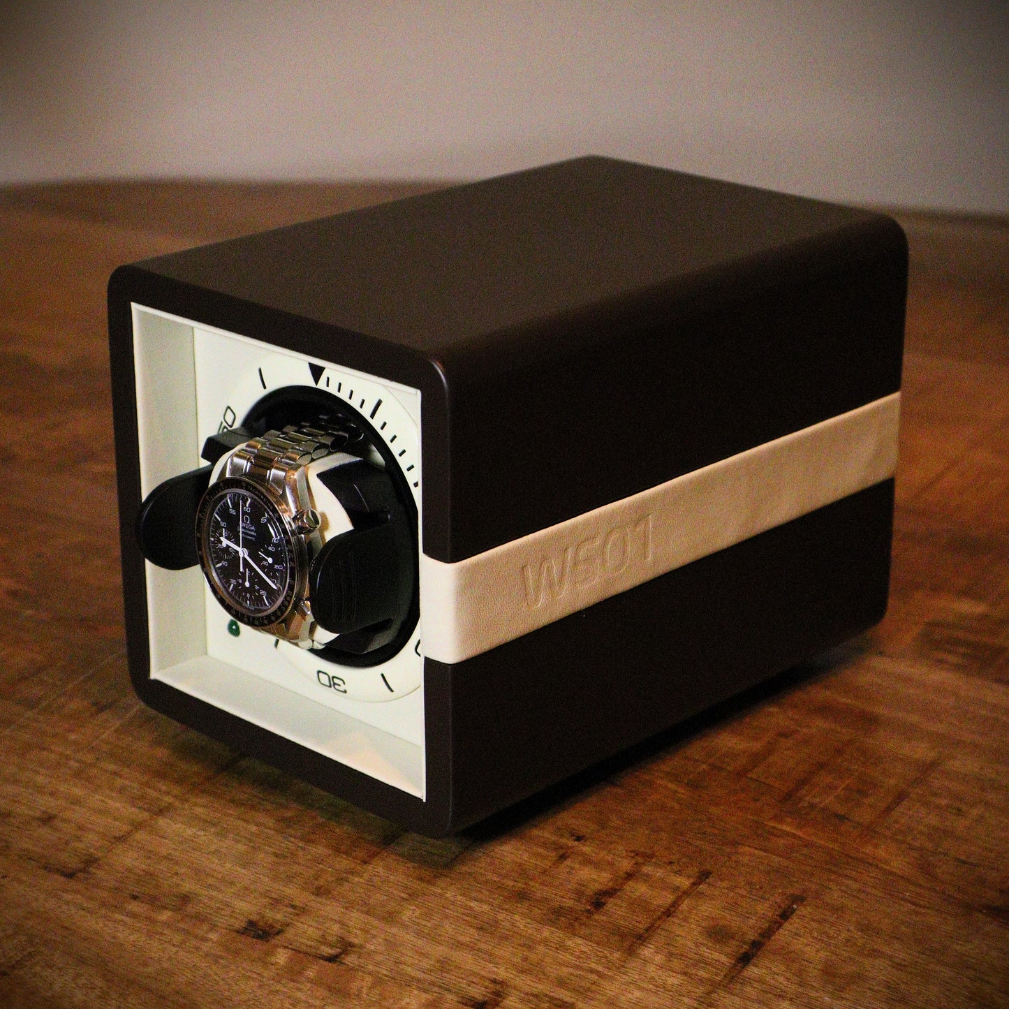 Watch Winder Leder 1 Horloge Leanschi