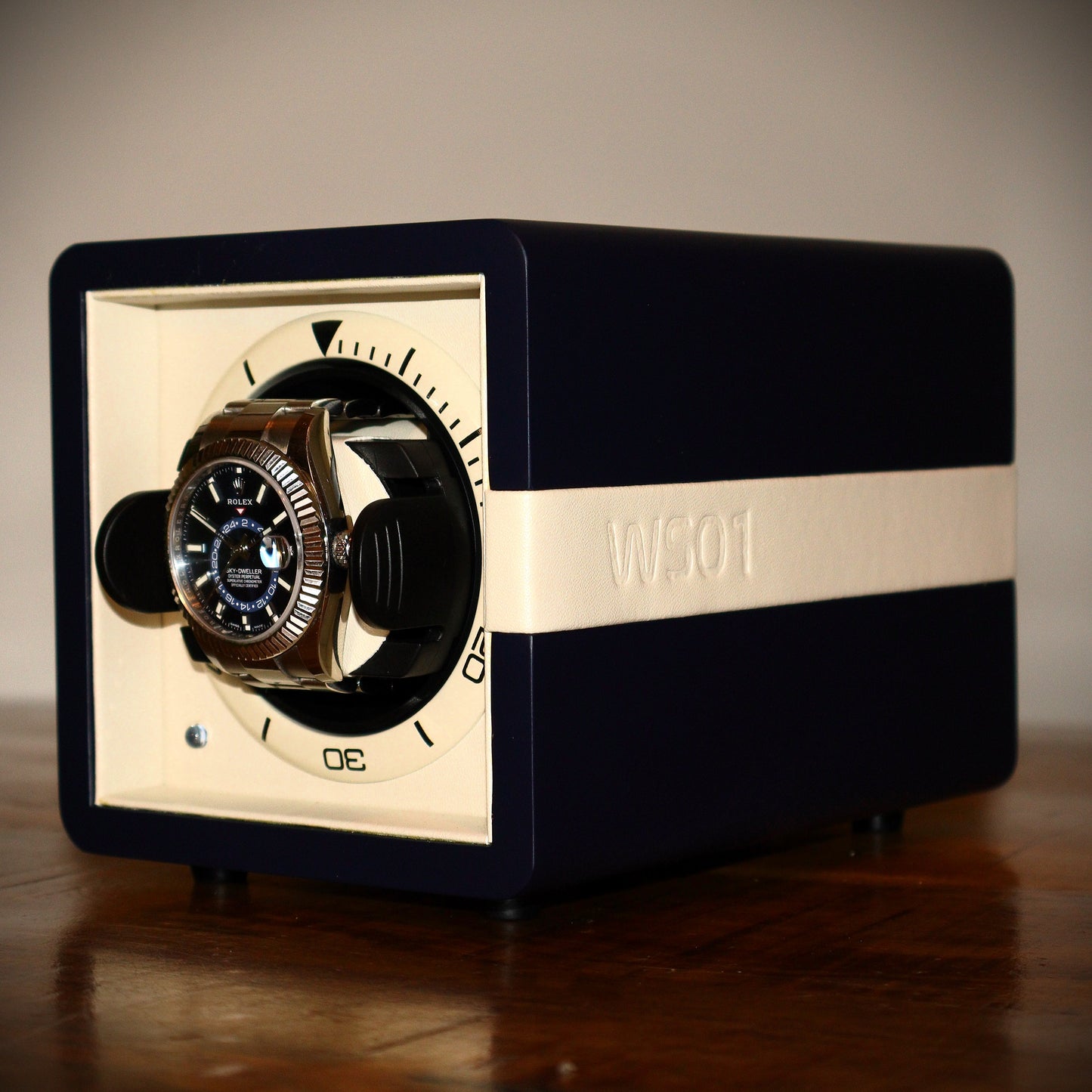 Watch Winder Leder 1 Horloge Leanschi