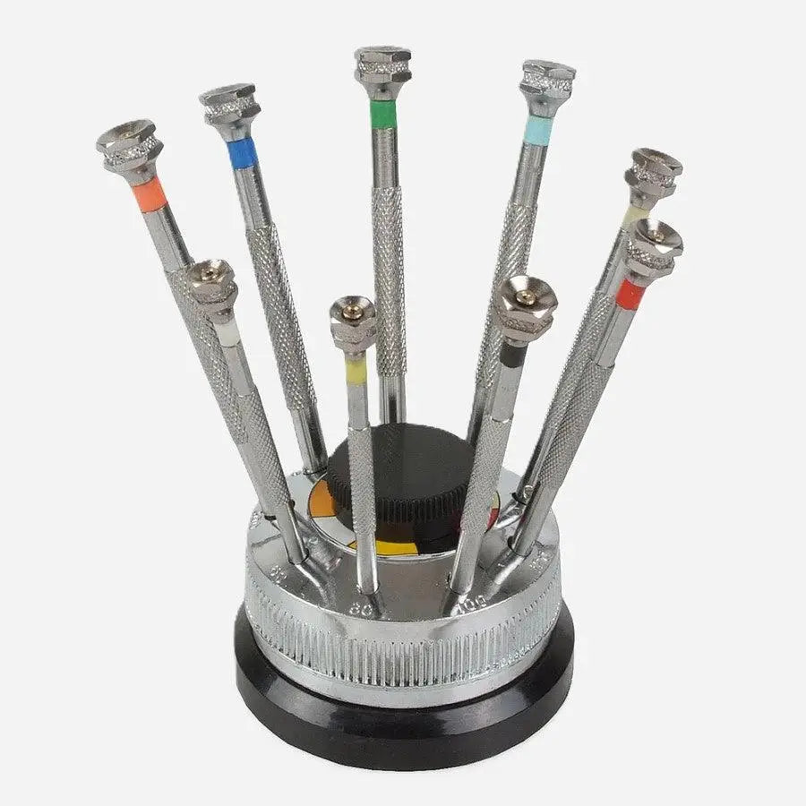 Schroevendraaierset 9-delig - Watch Care & Tools - Horlogerieshop.nl