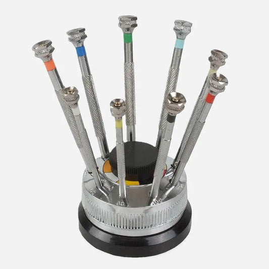 Schroevendraaierset 9-delig - Watch Care & Tools - Horlogerieshop.nl
