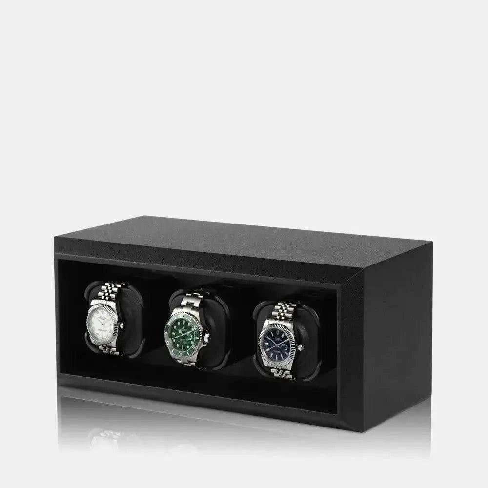 Watch winder zwart 3 Horloges Modalo - Watch Winder - Horlogerieshop.nl