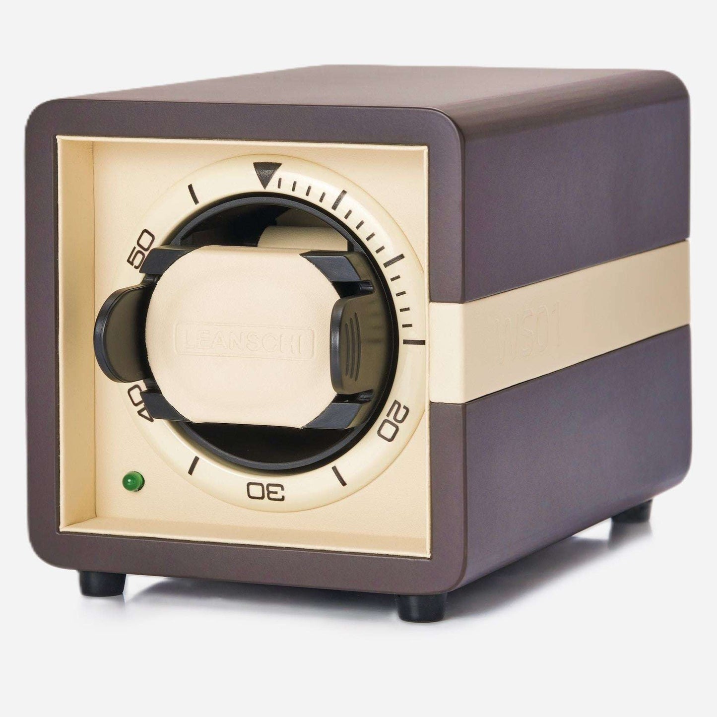 Watch Winder Leder 1 Horloge Leanschi