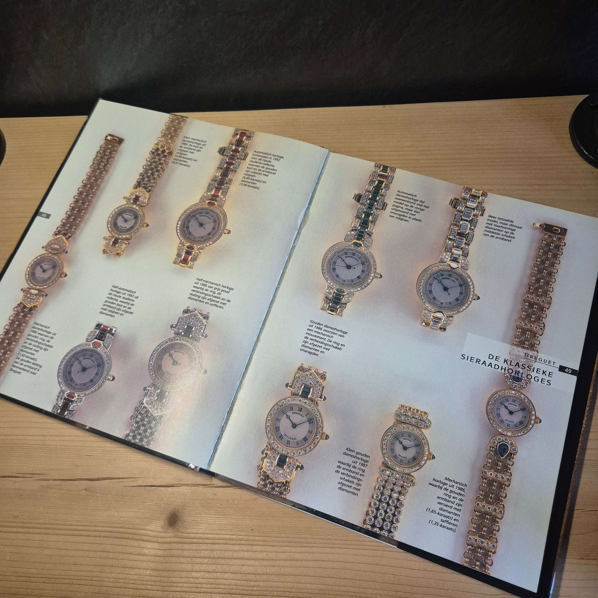 Alles over Horloges Tafelboek - Horlogerieshop.nl