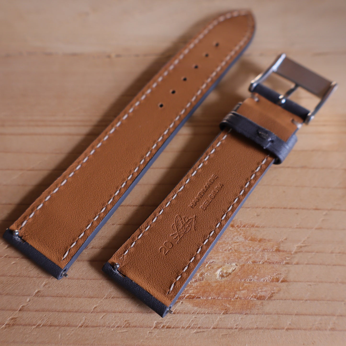 Horlogeband Baranil kalfsleder LIC Leather