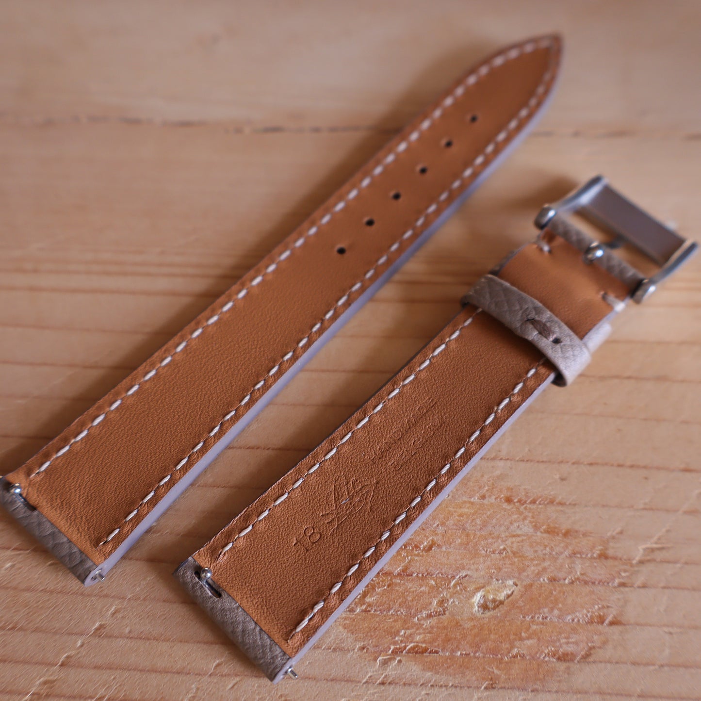 Horlogeband Epsom kalfsleder LIC Leather