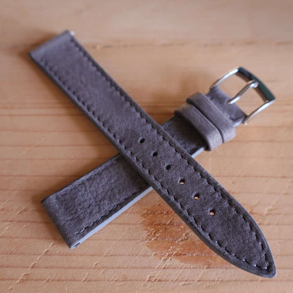 Horlogeband Nubuck stierenleder LIC Leather