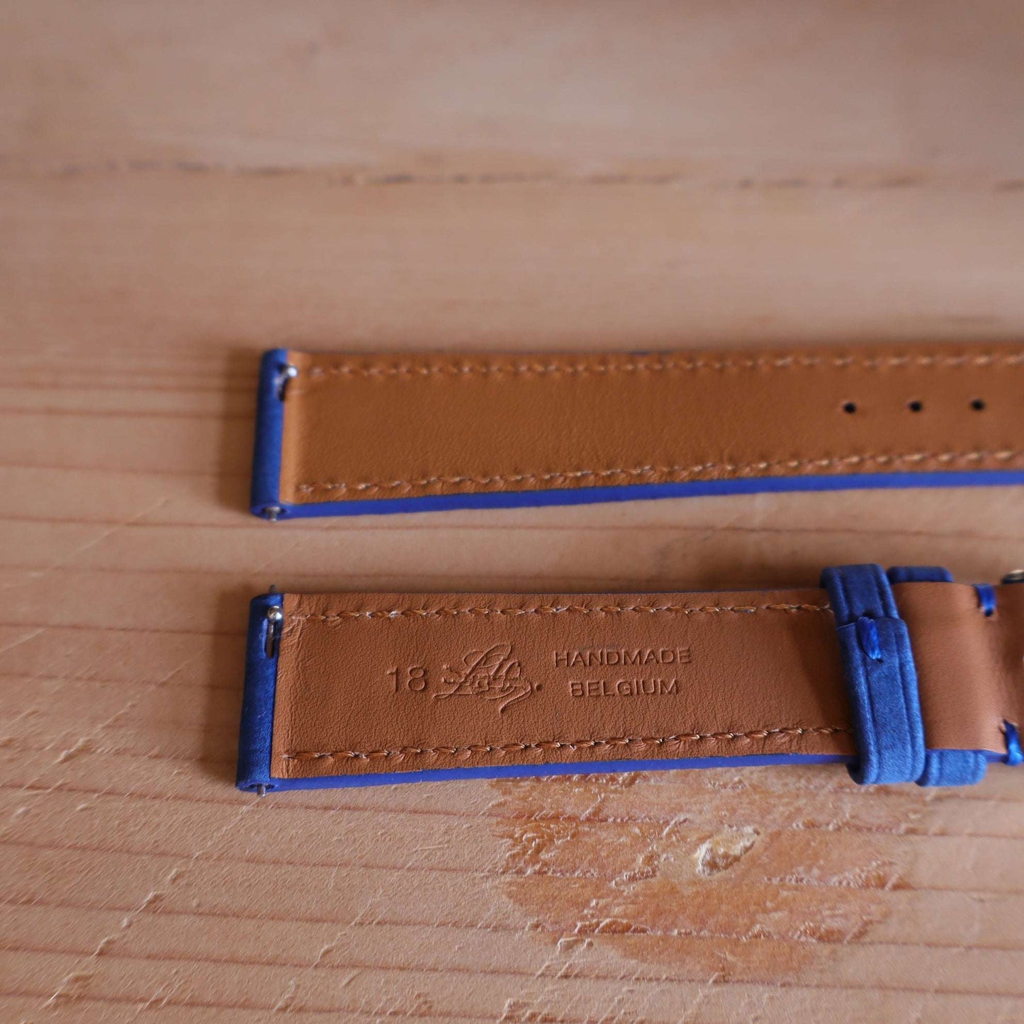 Horlogeband Nubuck stierenleder LIC Leather