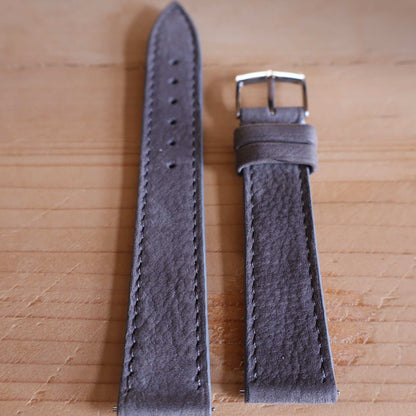 Horlogeband Nubuck stierenleder LIC Leather