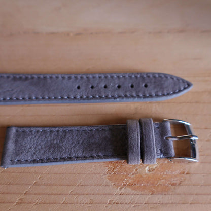 Horlogeband Nubuck stierenleder LIC Leather