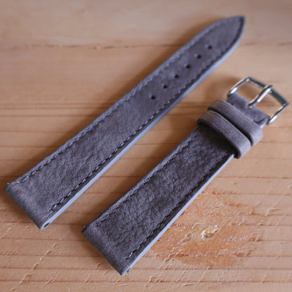 Horlogeband Nubuck stierenleder LIC Leather