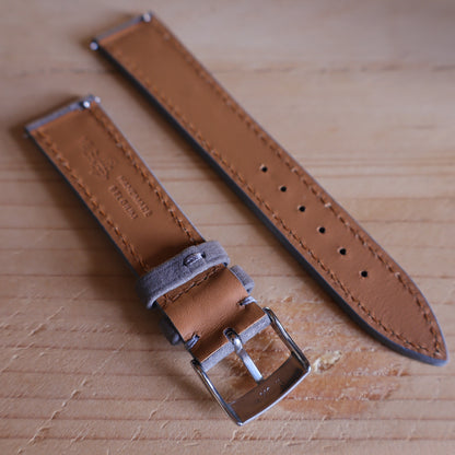 Horlogeband Nubuck stierenleder LIC Leather