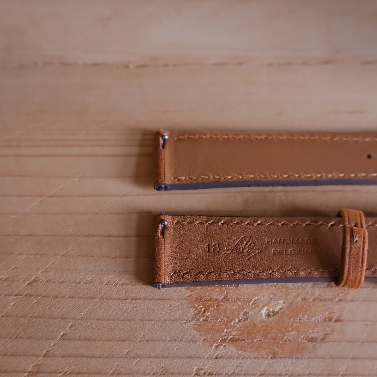 Horlogeband Nubuck stierenleder LIC Leather