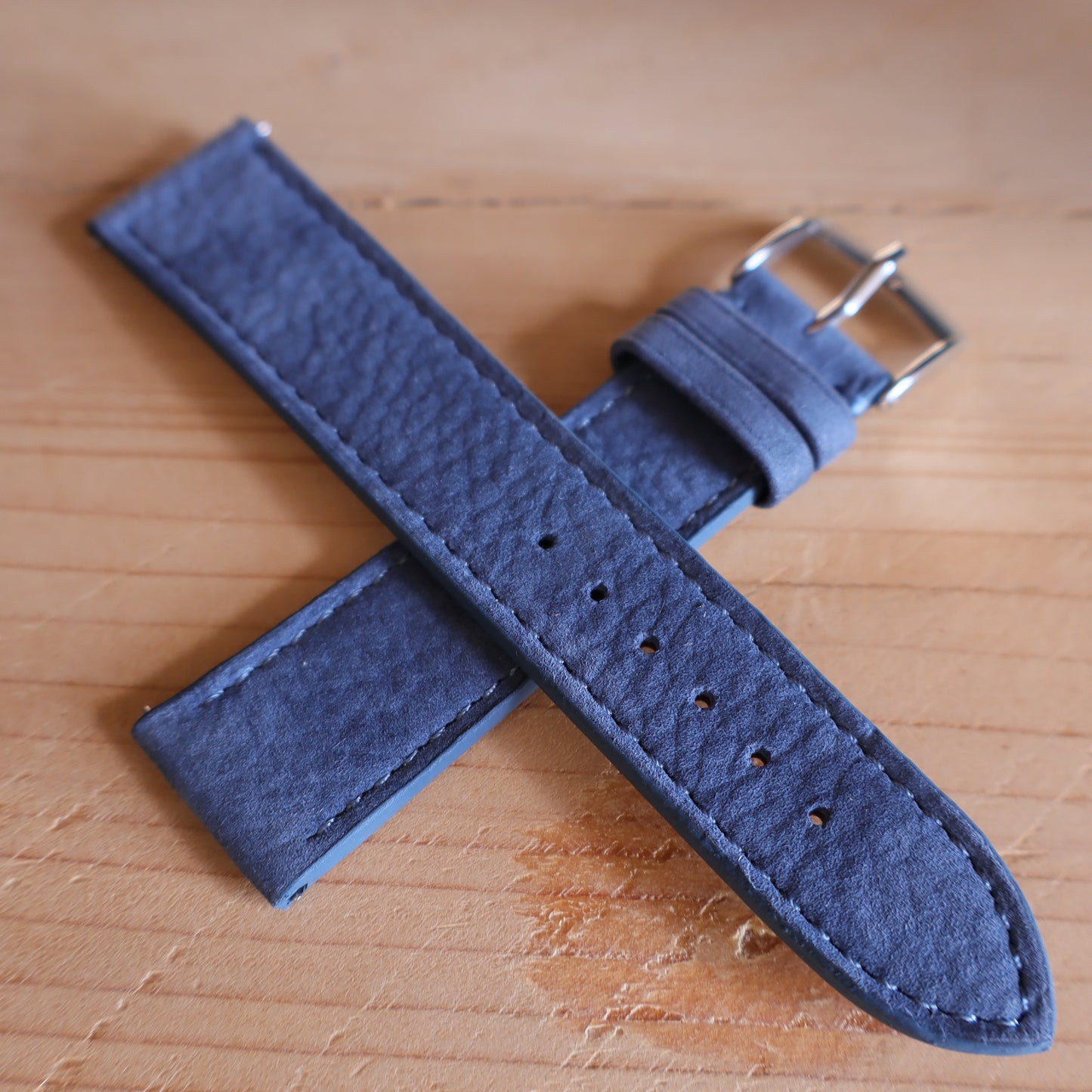 Horlogeband Nubuck stierenleder LIC Leather