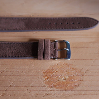 Horlogeband Nubuck stierenleder LIC Leather