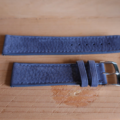 Horlogeband Nubuck stierenleder LIC Leather