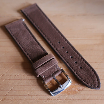 Horlogeband Nubuck stierenleder LIC Leather