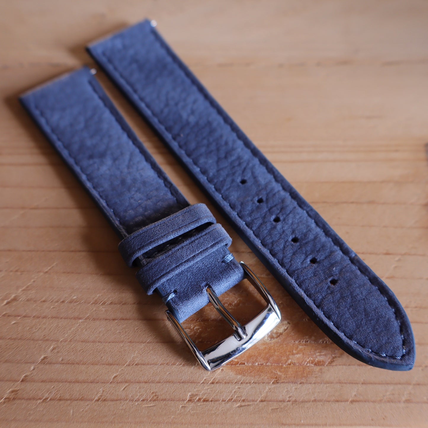 Horlogeband Nubuck stierenleder LIC Leather