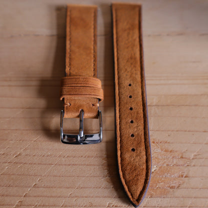 Horlogeband Nubuck stierenleder LIC Leather