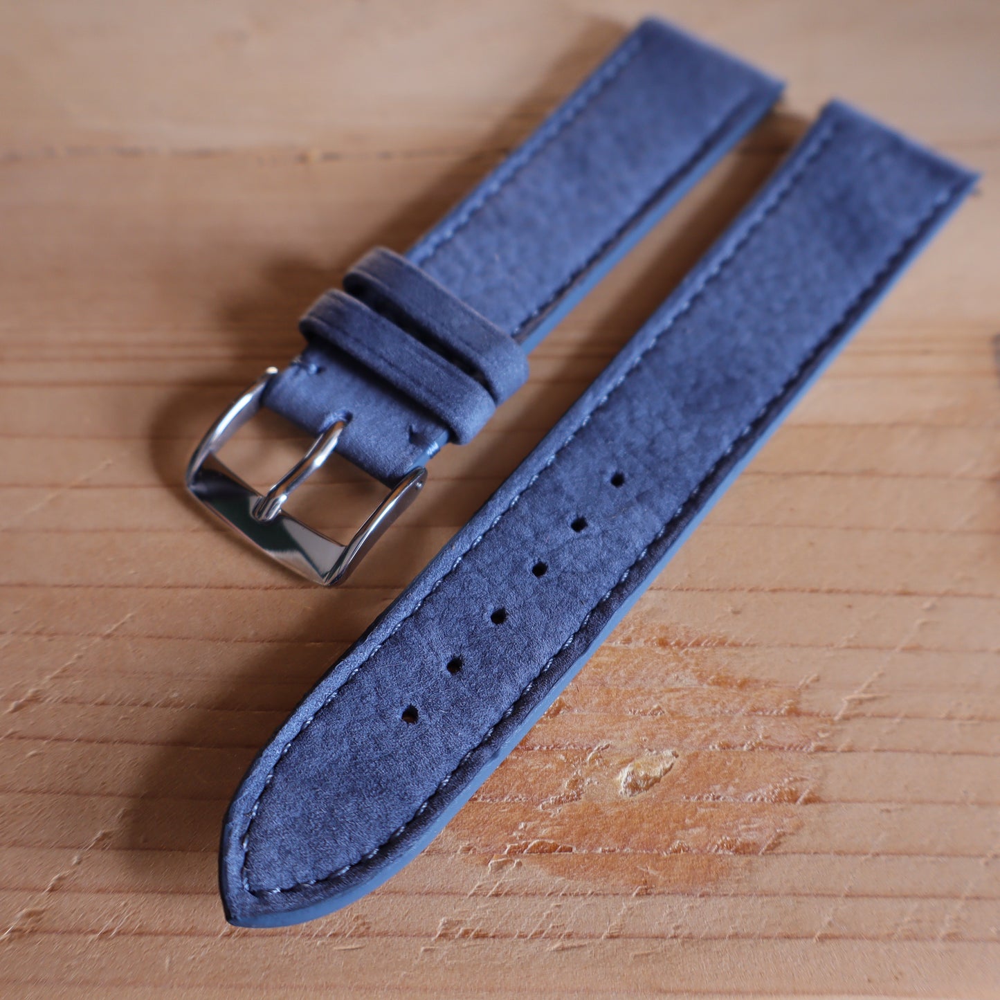 Horlogeband Nubuck stierenleder LIC Leather