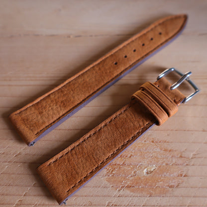 Horlogeband Nubuck stierenleder LIC Leather