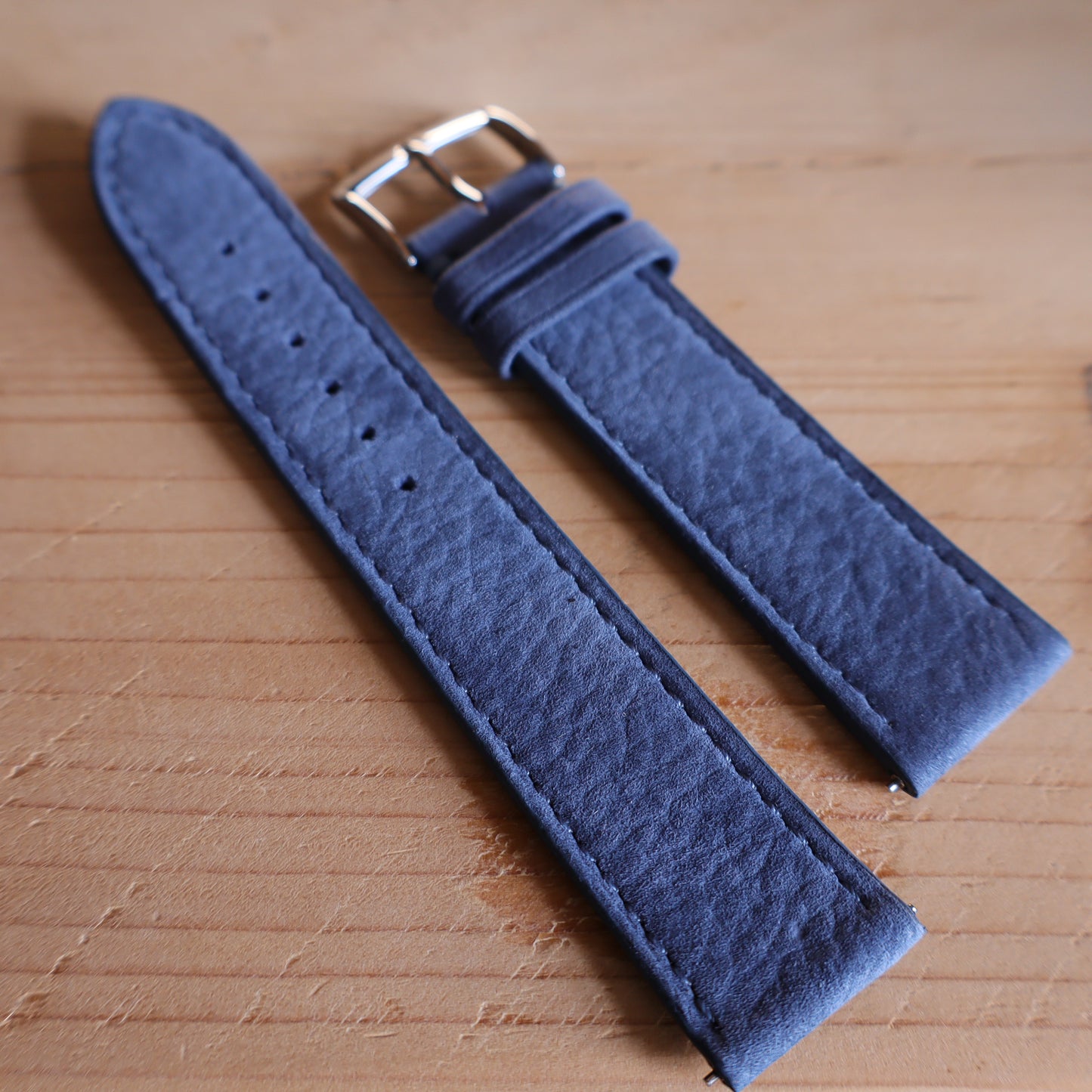 Horlogeband Nubuck stierenleder LIC Leather