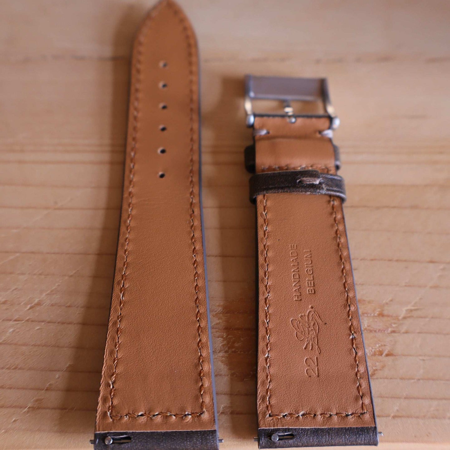 Horlogeband Patina buffelleder LIC Leather