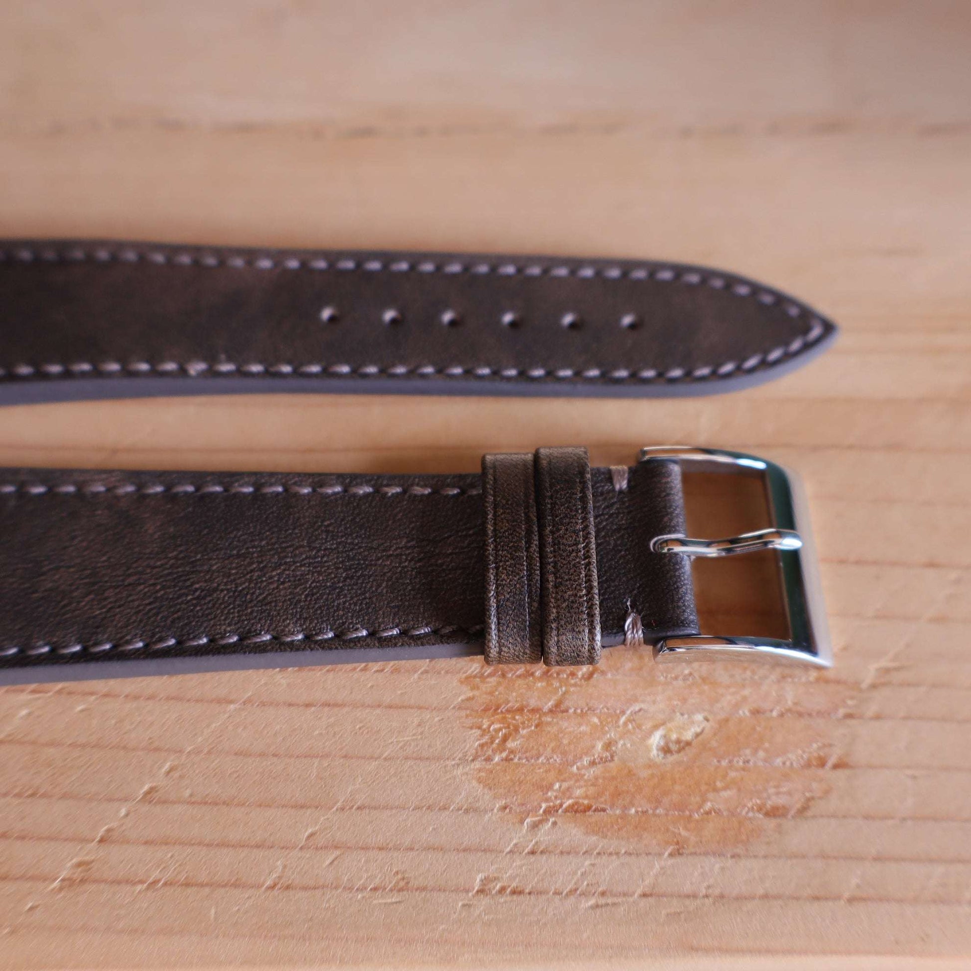 Horlogeband Patina buffelleder LIC Leather