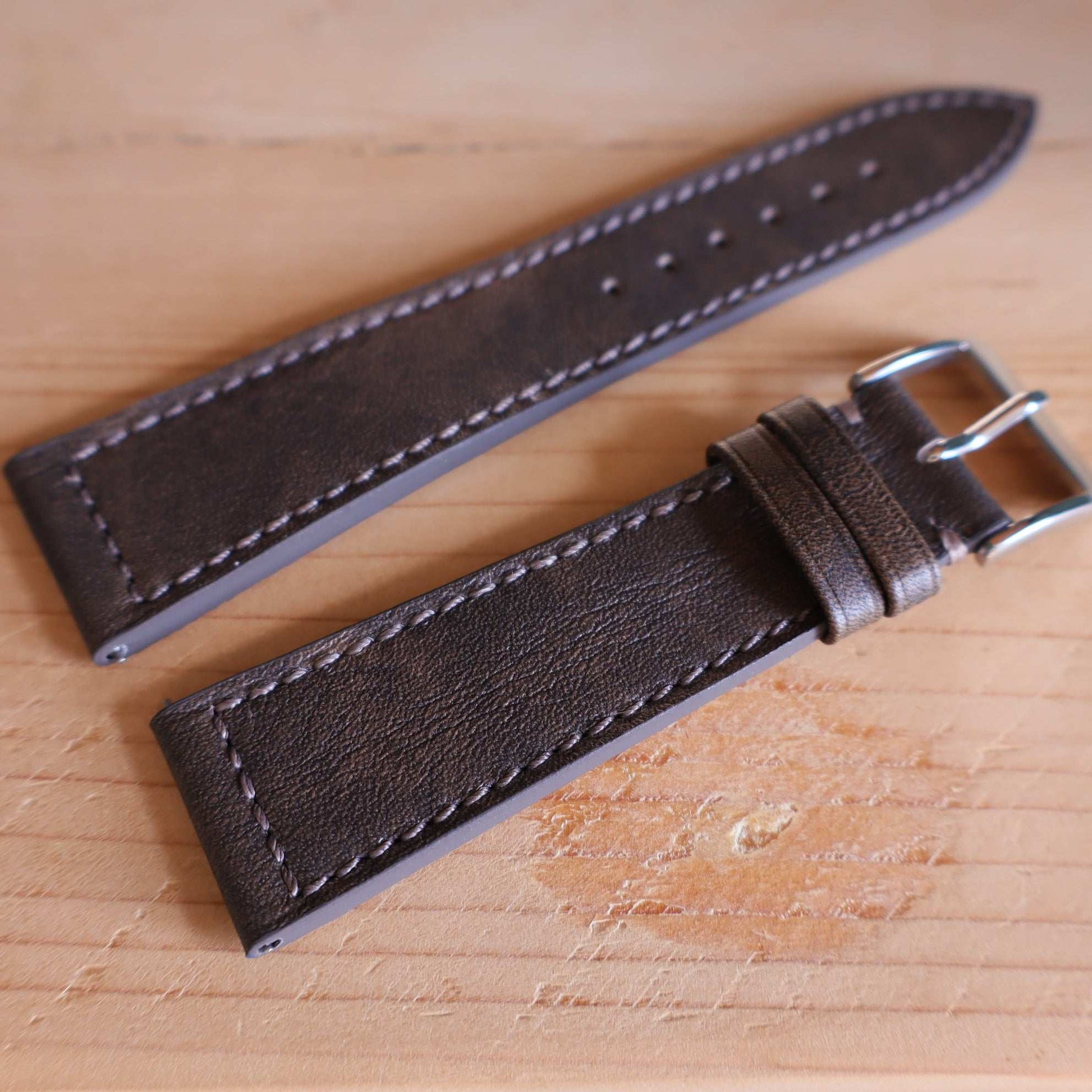 Horlogeband Patina buffelleder LIC Leather