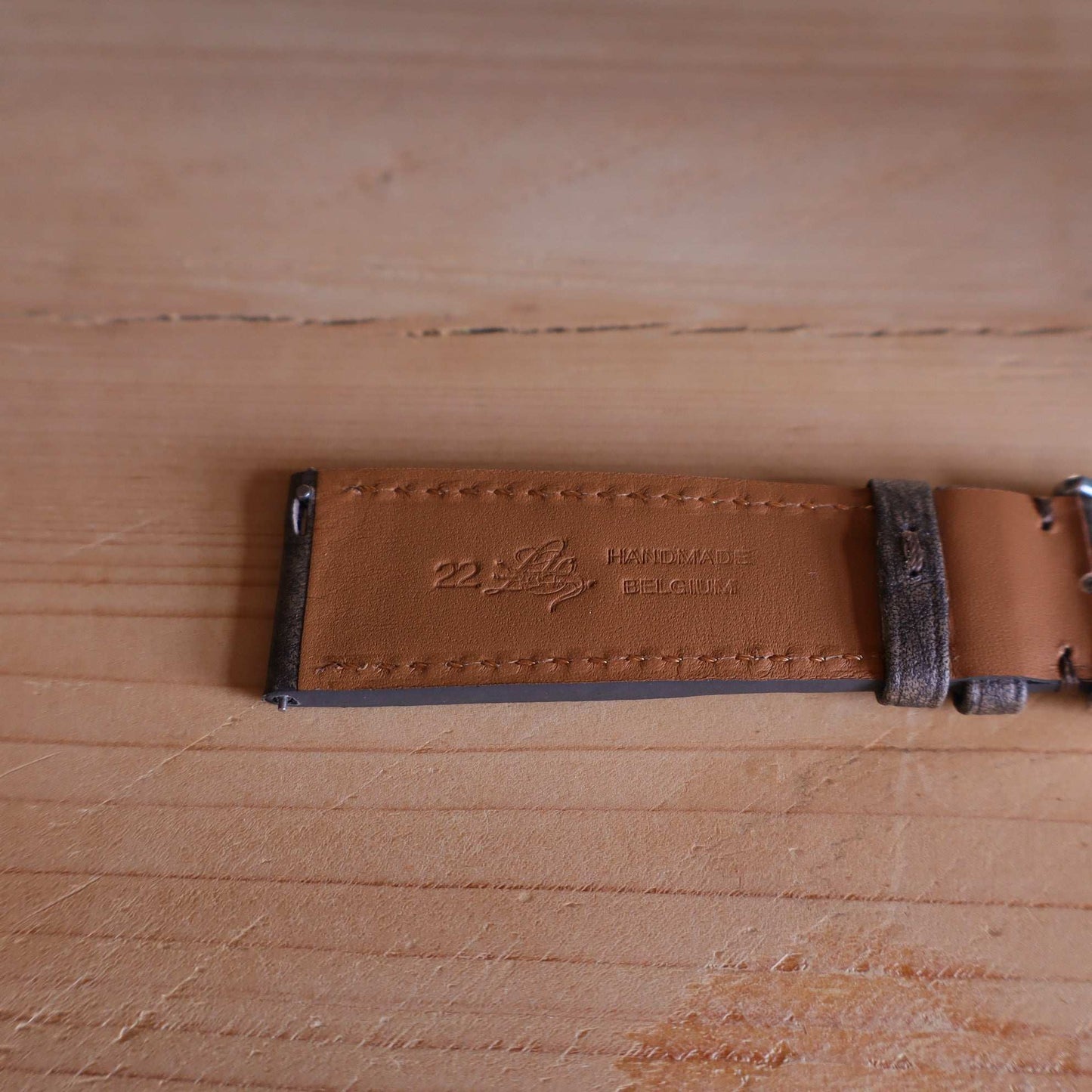 Horlogeband Patina buffelleder LIC Leather