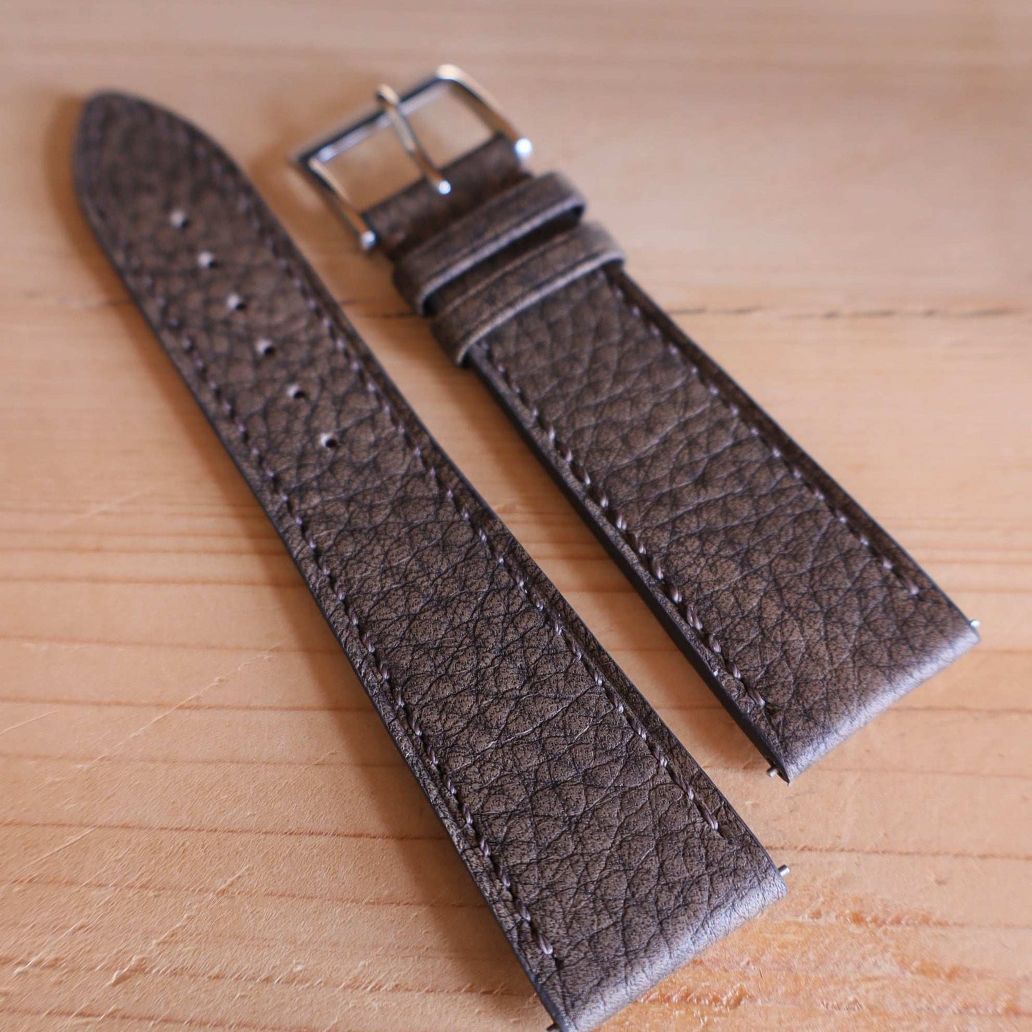 Horlogeband Patina buffelleder LIC Leather